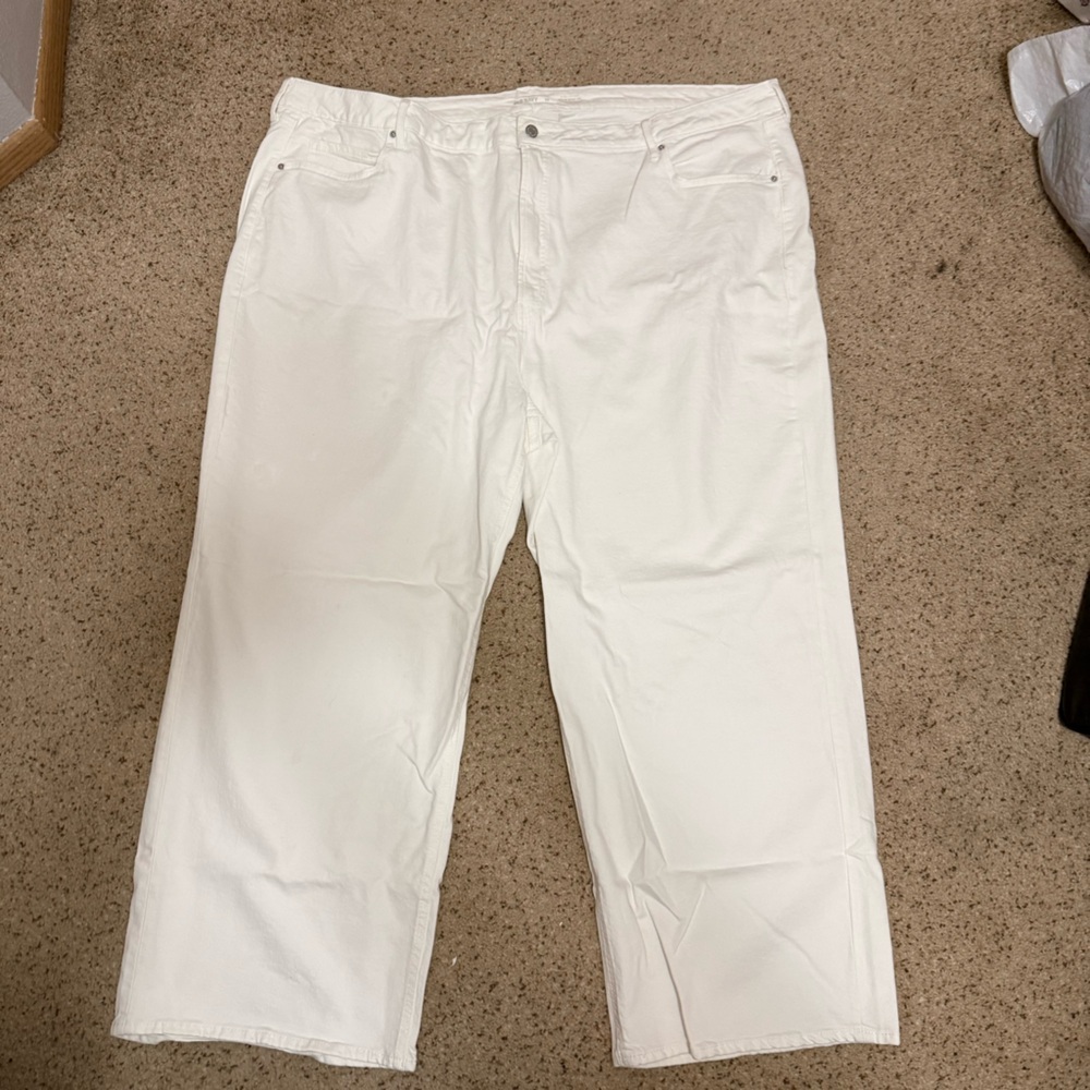 Old Navy plus size wide leg jeans (size 30)